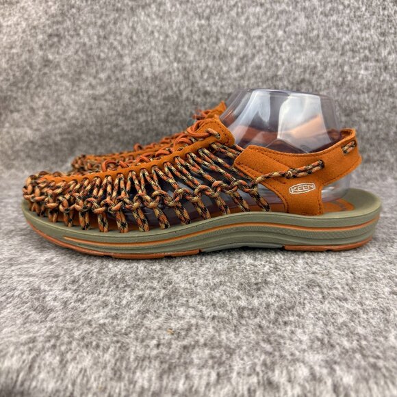 ✅Keen Uneek Sandals Men’s 9.5 Rust Bungie System Breathable Walking Water Shoes - Picture 9 of 12